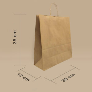 SACOLA PARDA GG - 35X35X12 PCT - 10 UND.